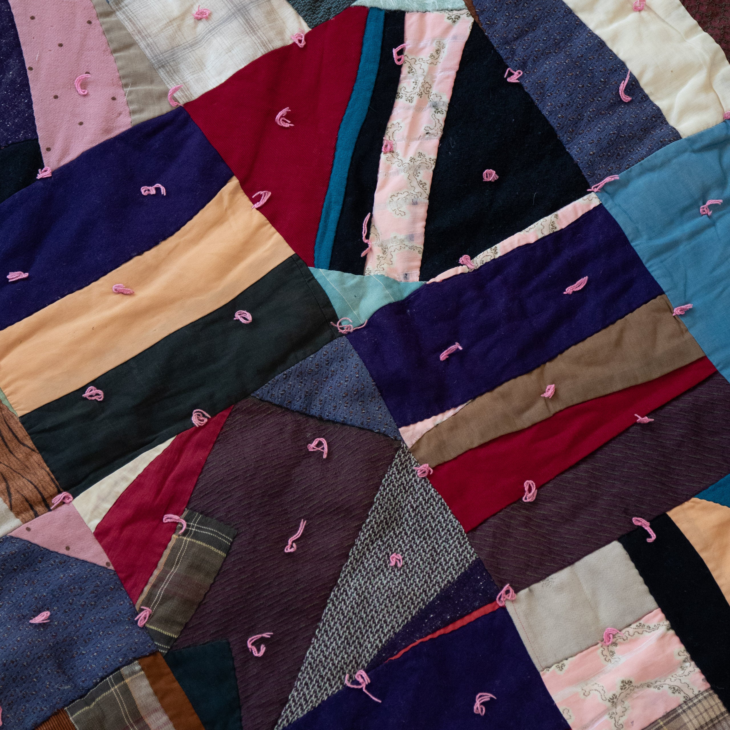 Crazy Quilt Early 20th Century