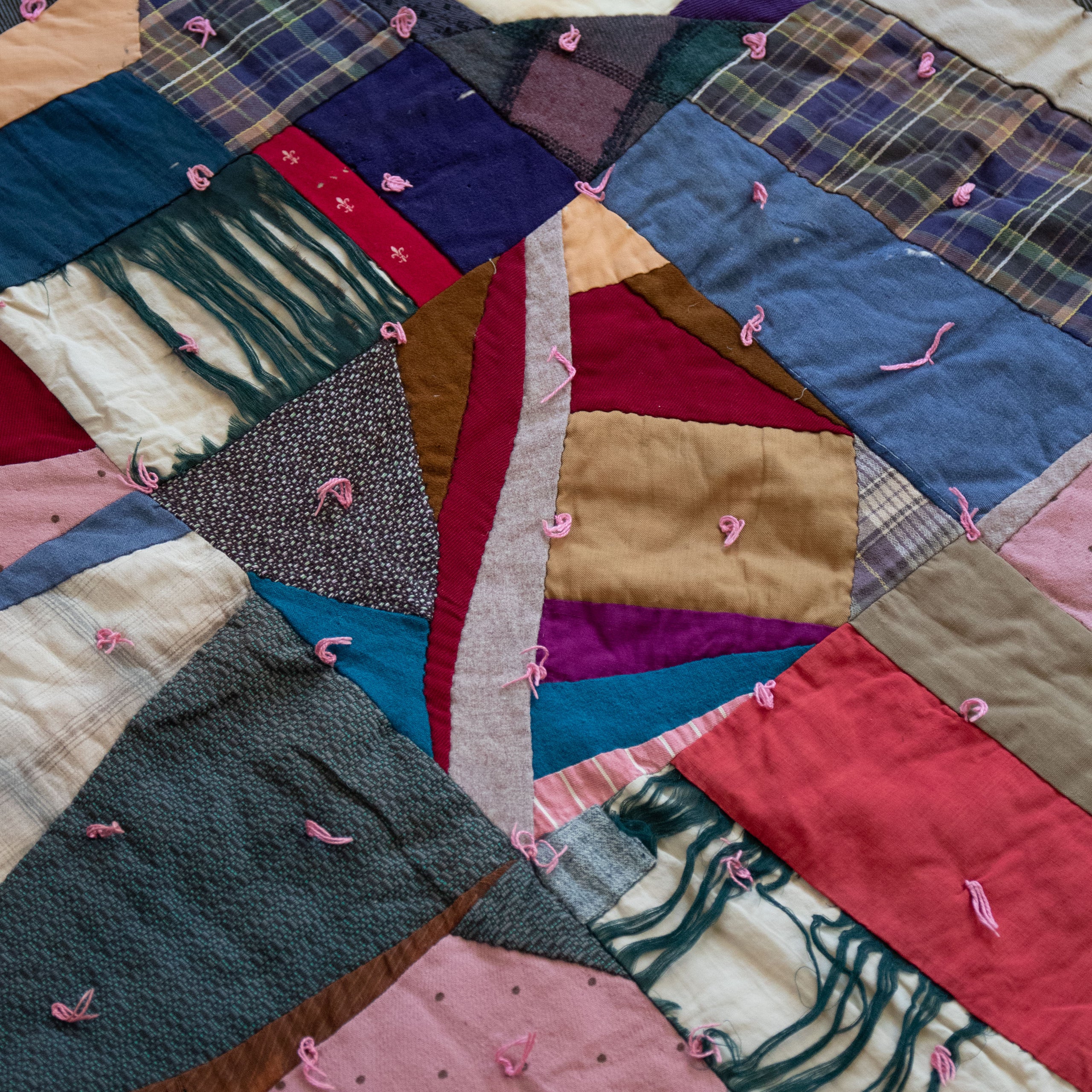 Crazy Quilt Early 20th Century