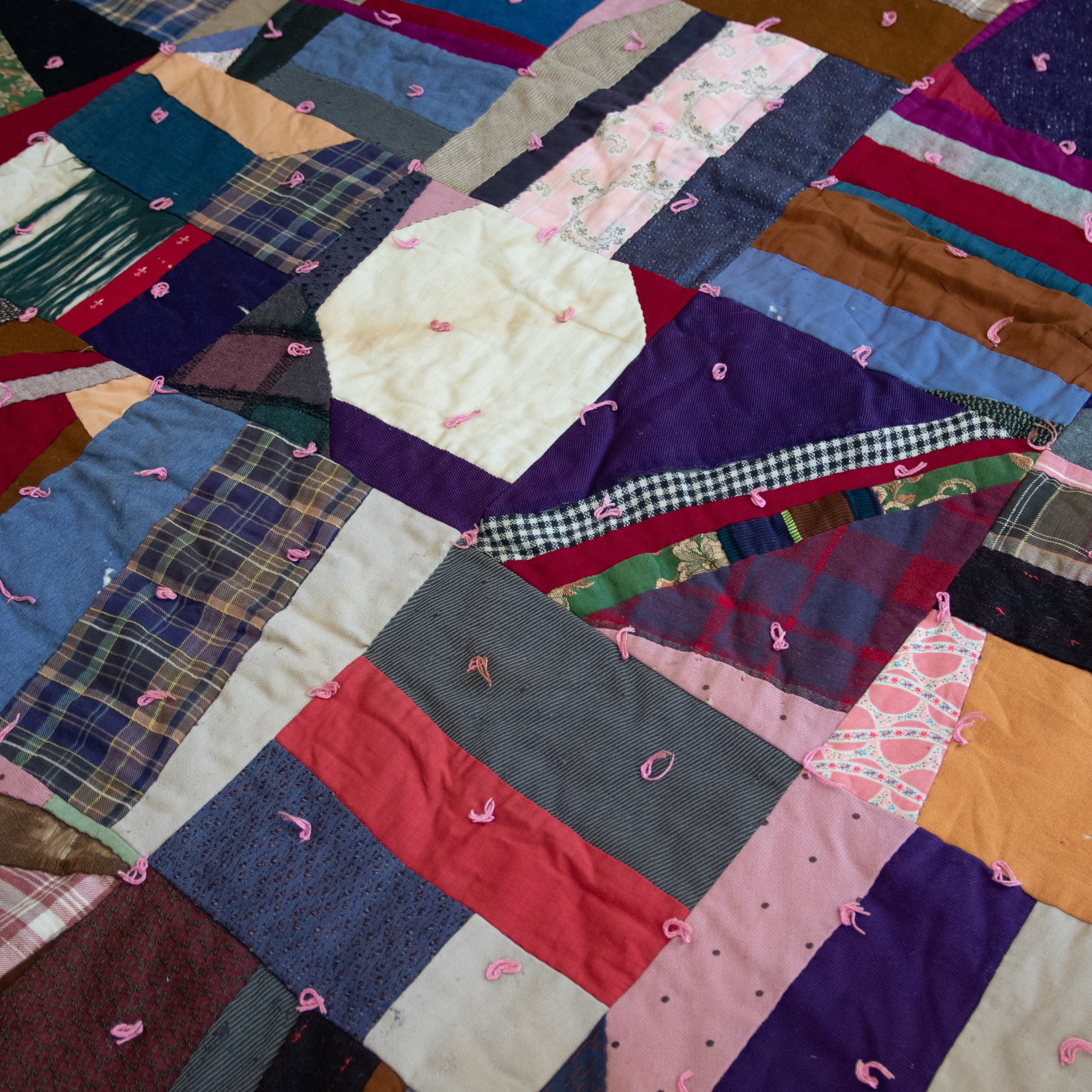 Crazy Quilt Early 20th Century