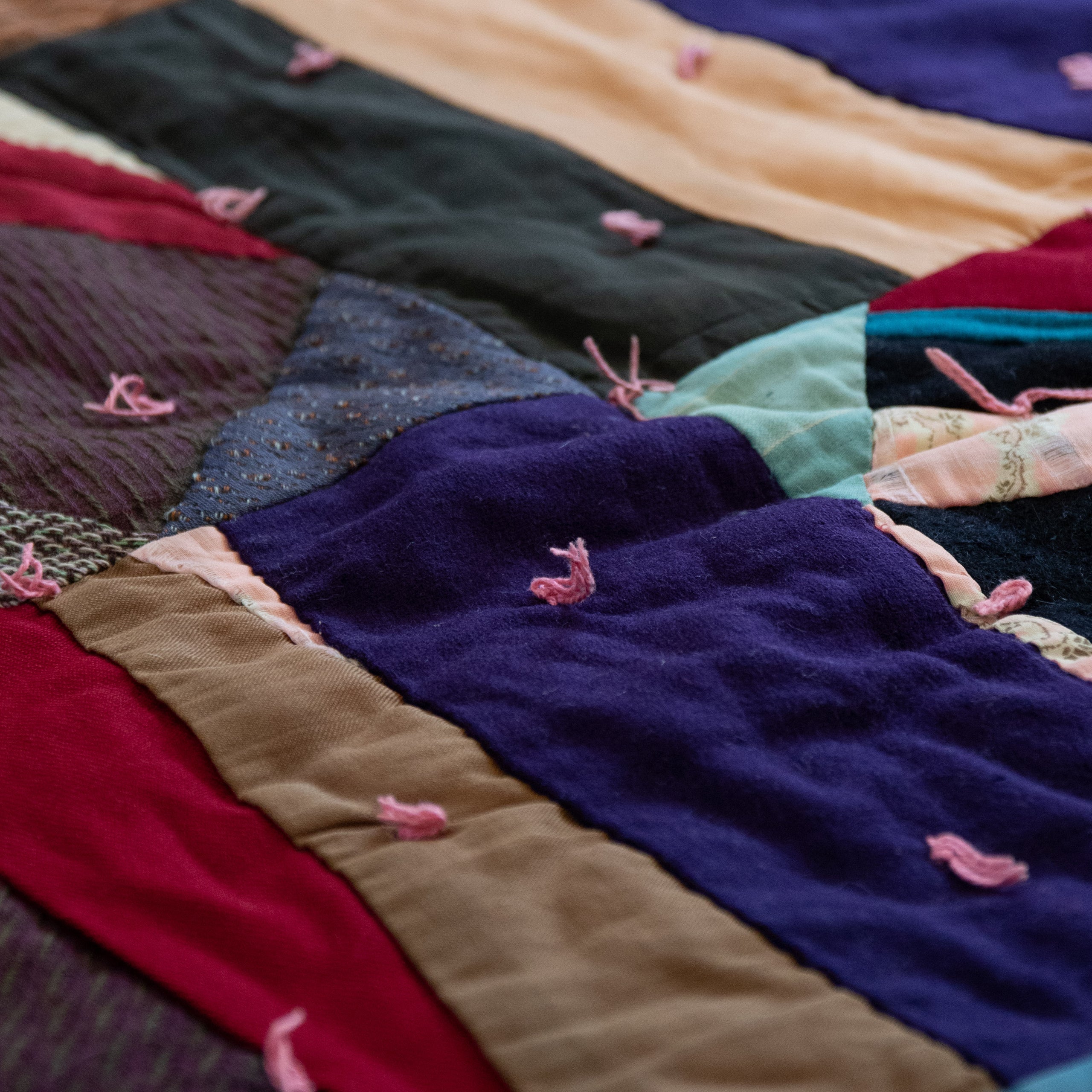 Crazy Quilt Early 20th Century