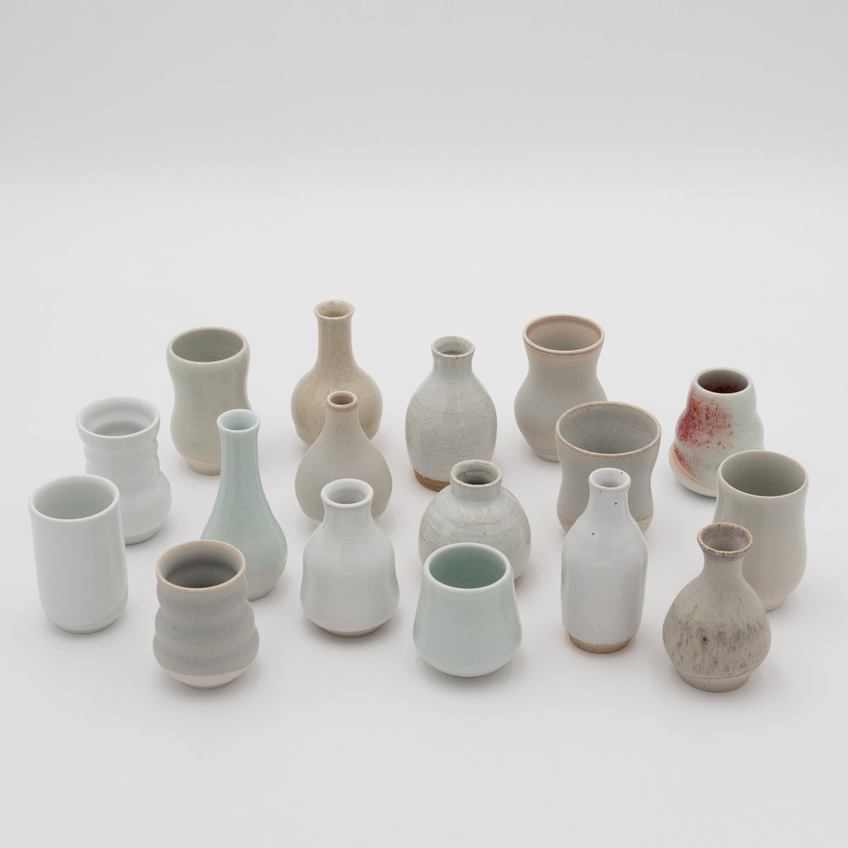 Sara Pilchman Ceramics | Tiny Pots - Light Mix