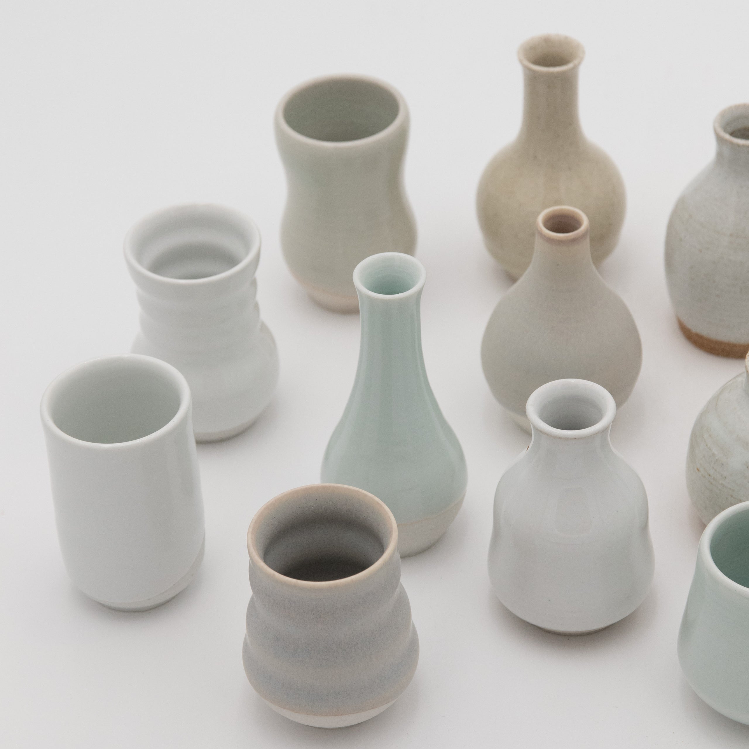 Sara Pilchman Ceramics | Tiny Pots - Light Mix