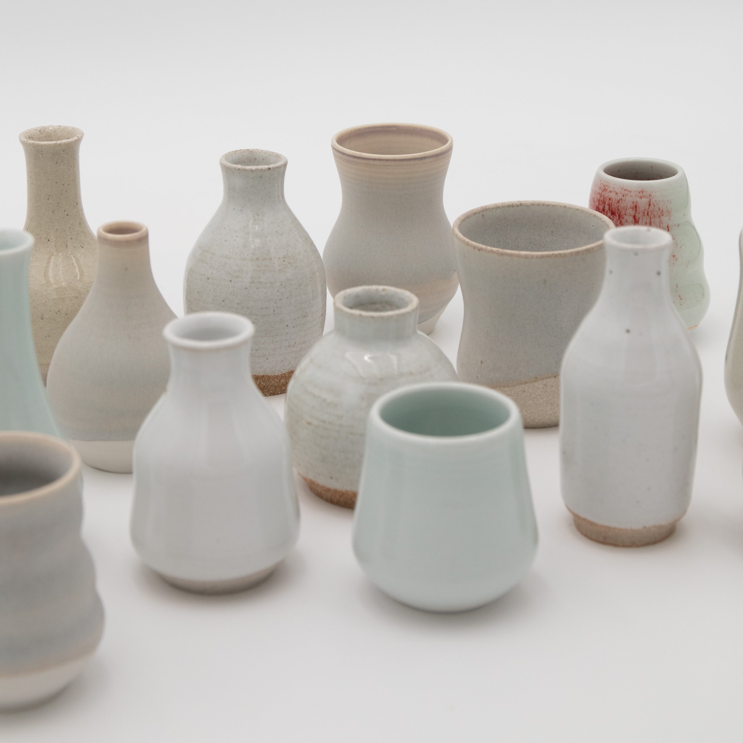 Sara Pilchman Ceramics | Tiny Pots - Light Mix