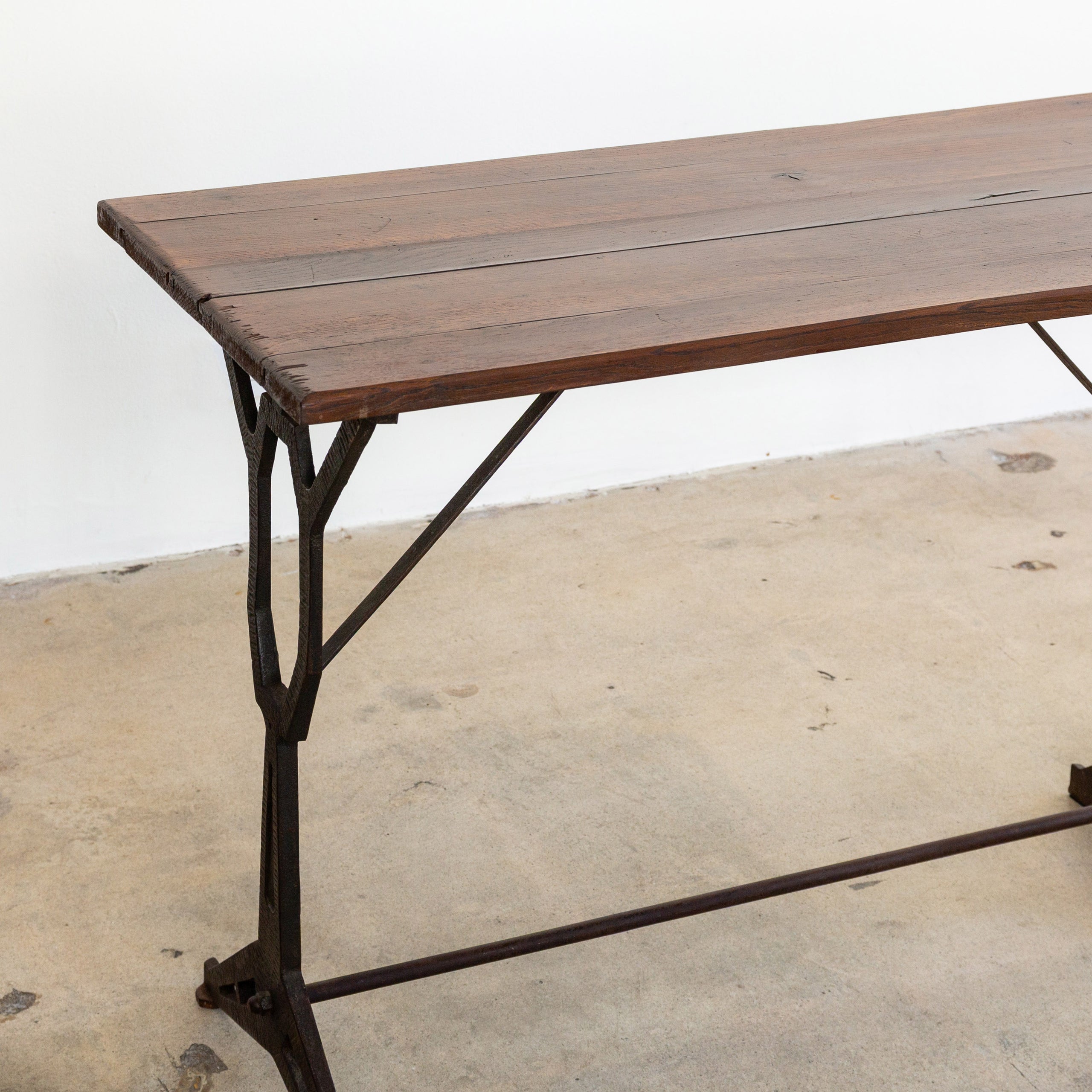Oak + Iron Deco Bistro Table