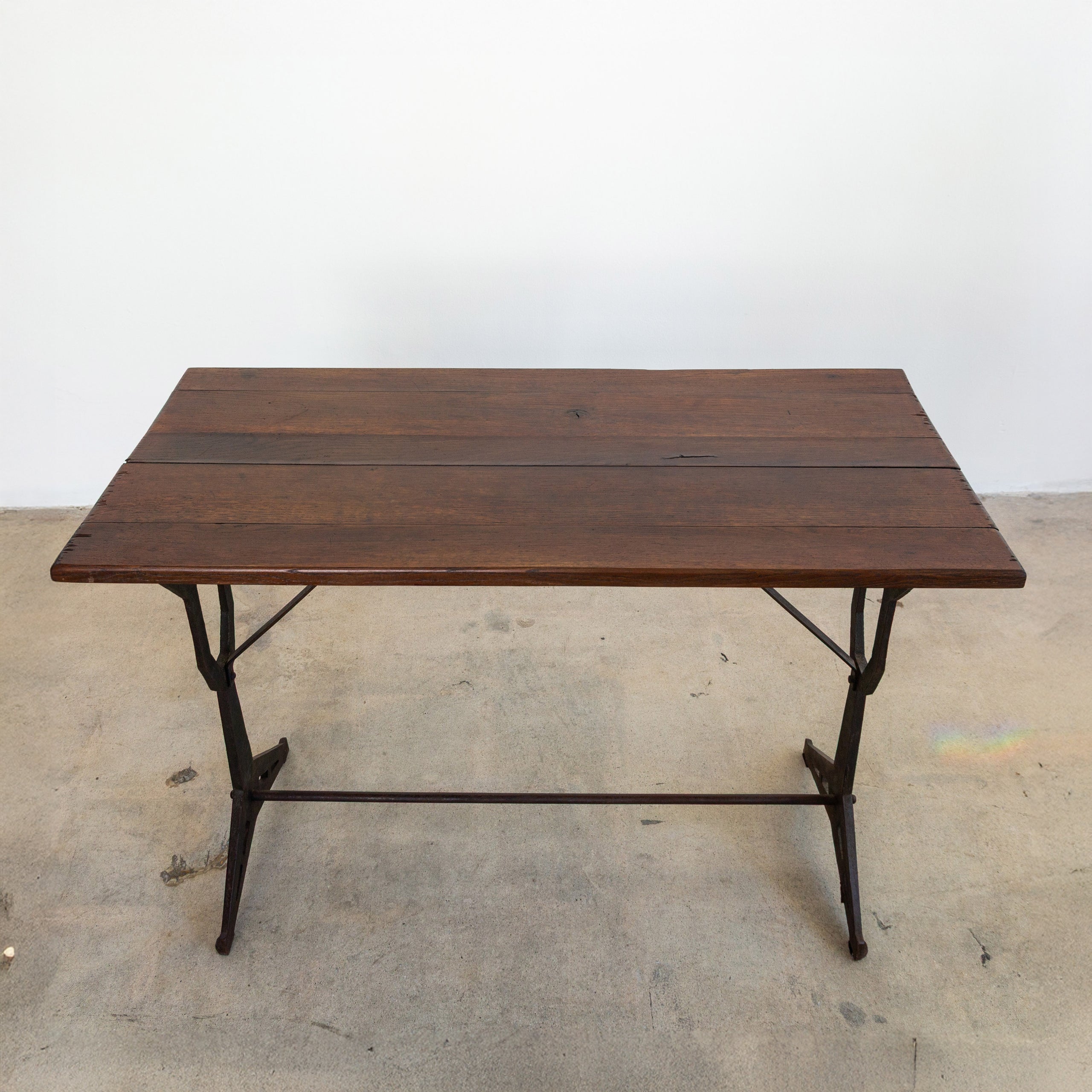 Oak + Iron Deco Bistro Table