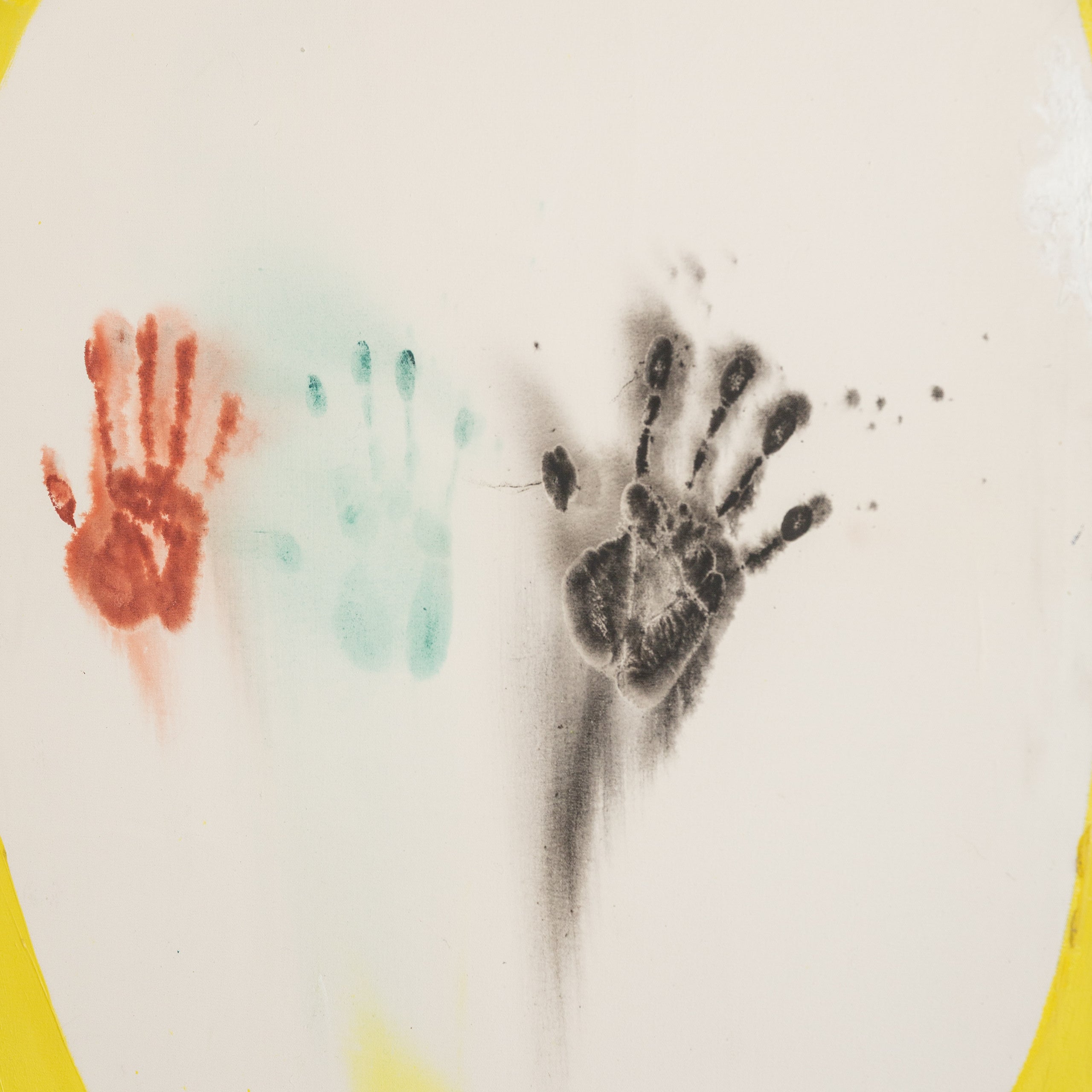 Emerson Woelffer | 'White Mirror + Three Hands'