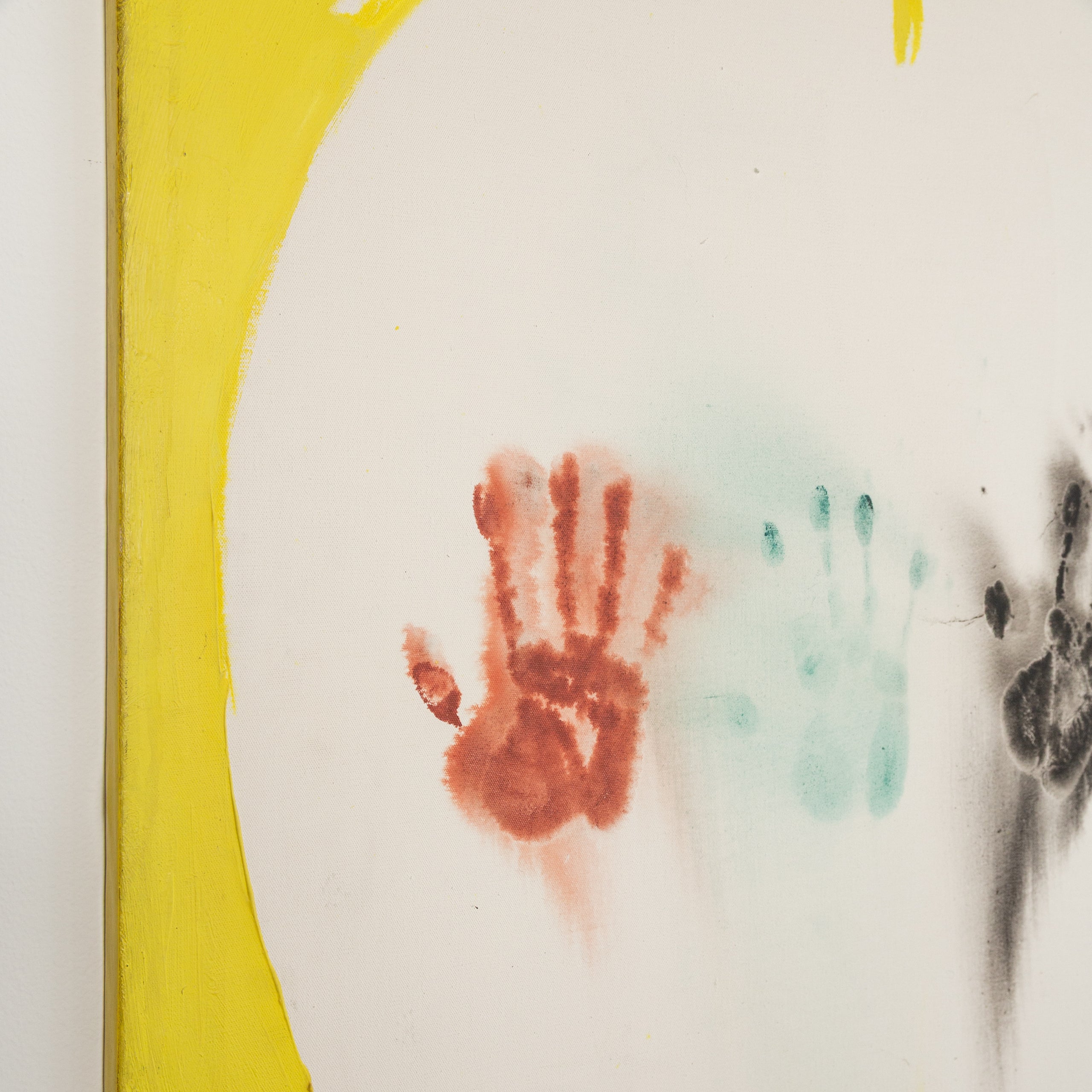 Emerson Woelffer | 'White Mirror + Three Hands'