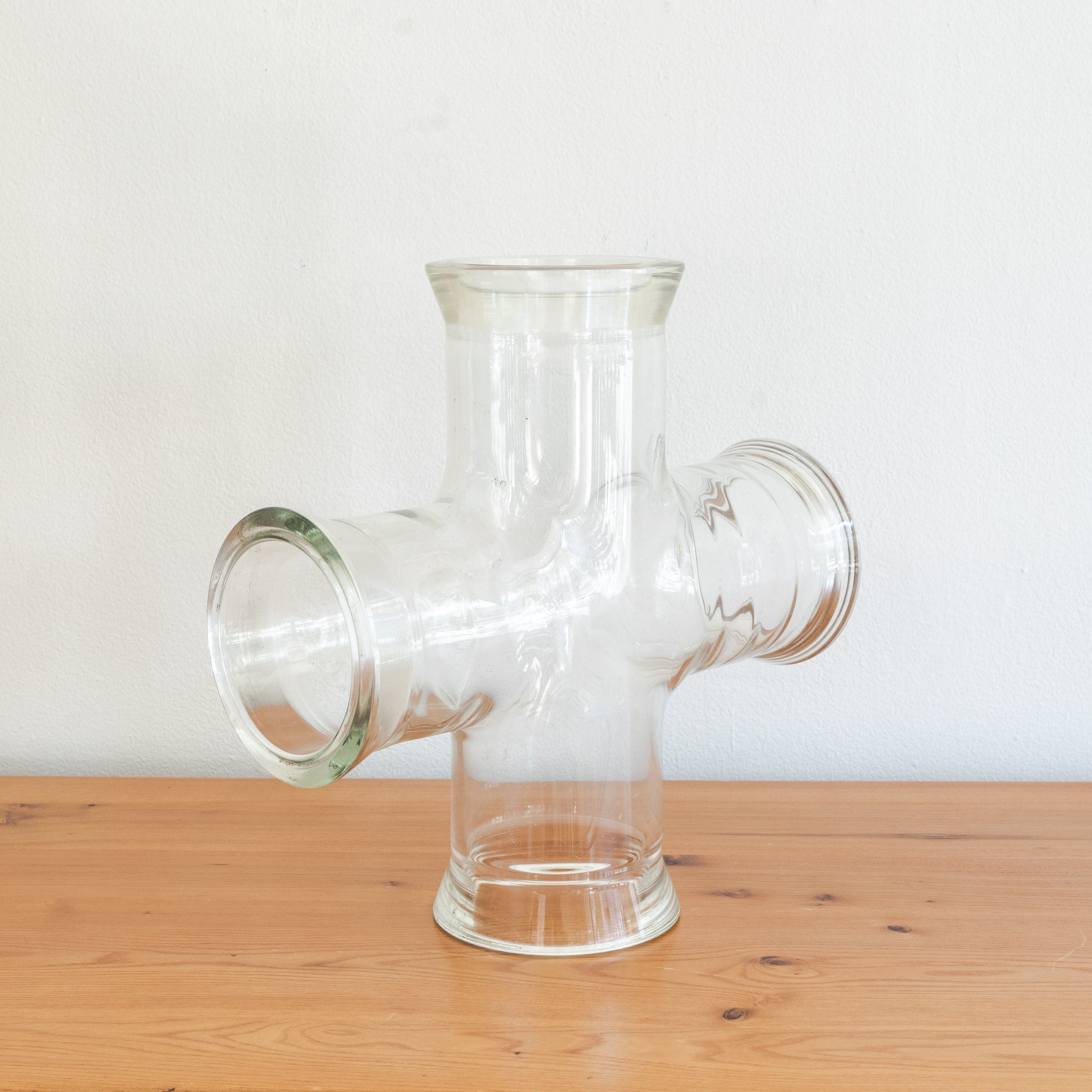 Vintage Lab Glass Quad Coupling Joint