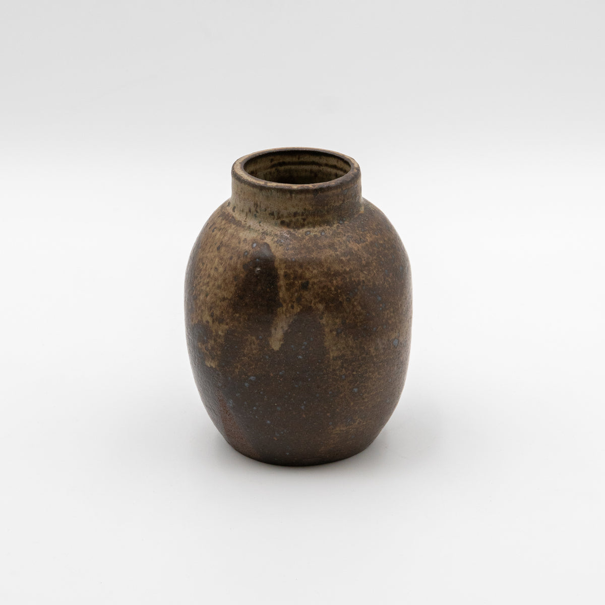 Dimpled Stoneware Vessel
