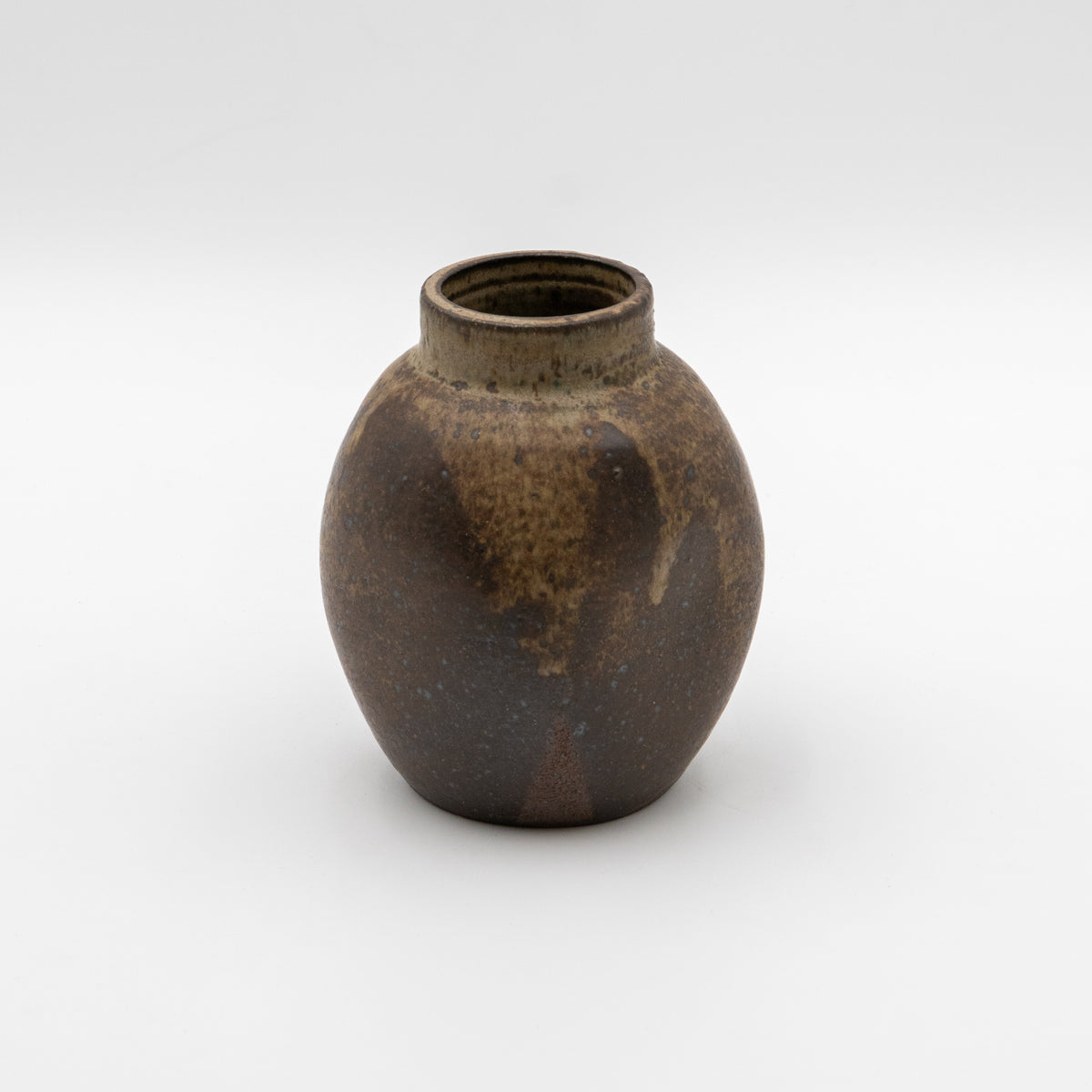 Dimpled Stoneware Vessel