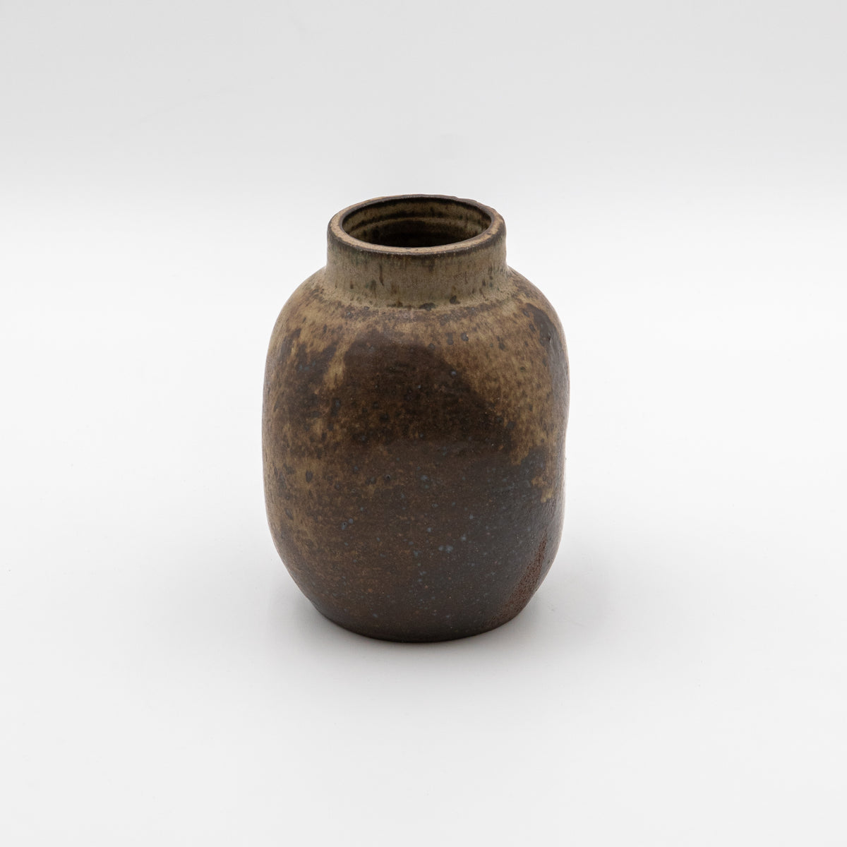 Dimpled Stoneware Vessel