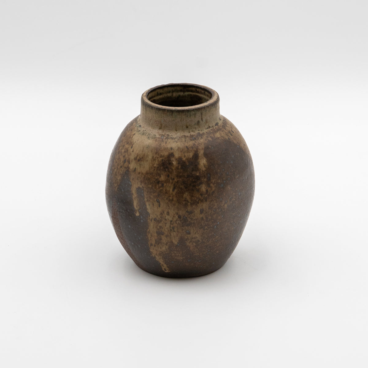 Dimpled Stoneware Vessel