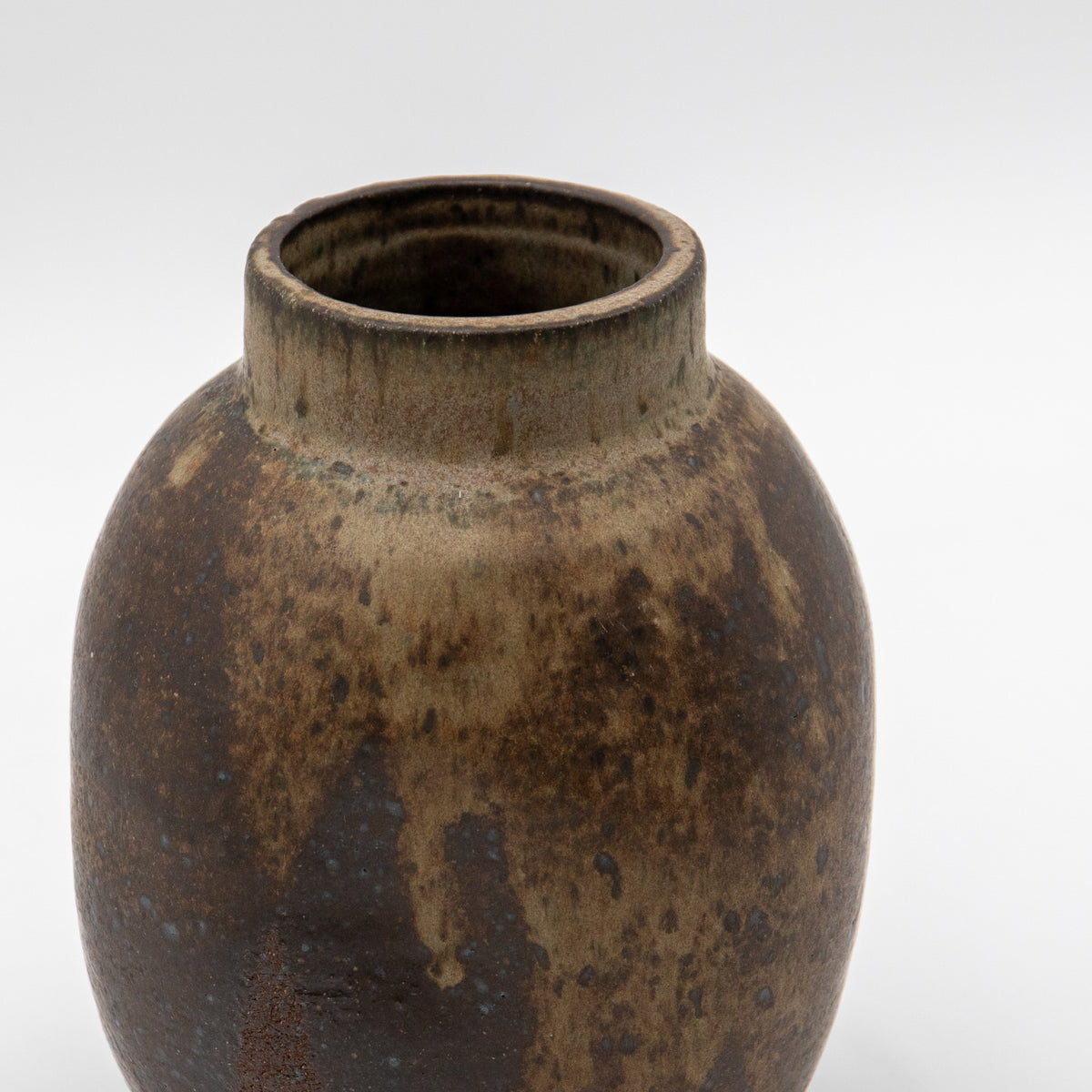 Dimpled Stoneware Vessel