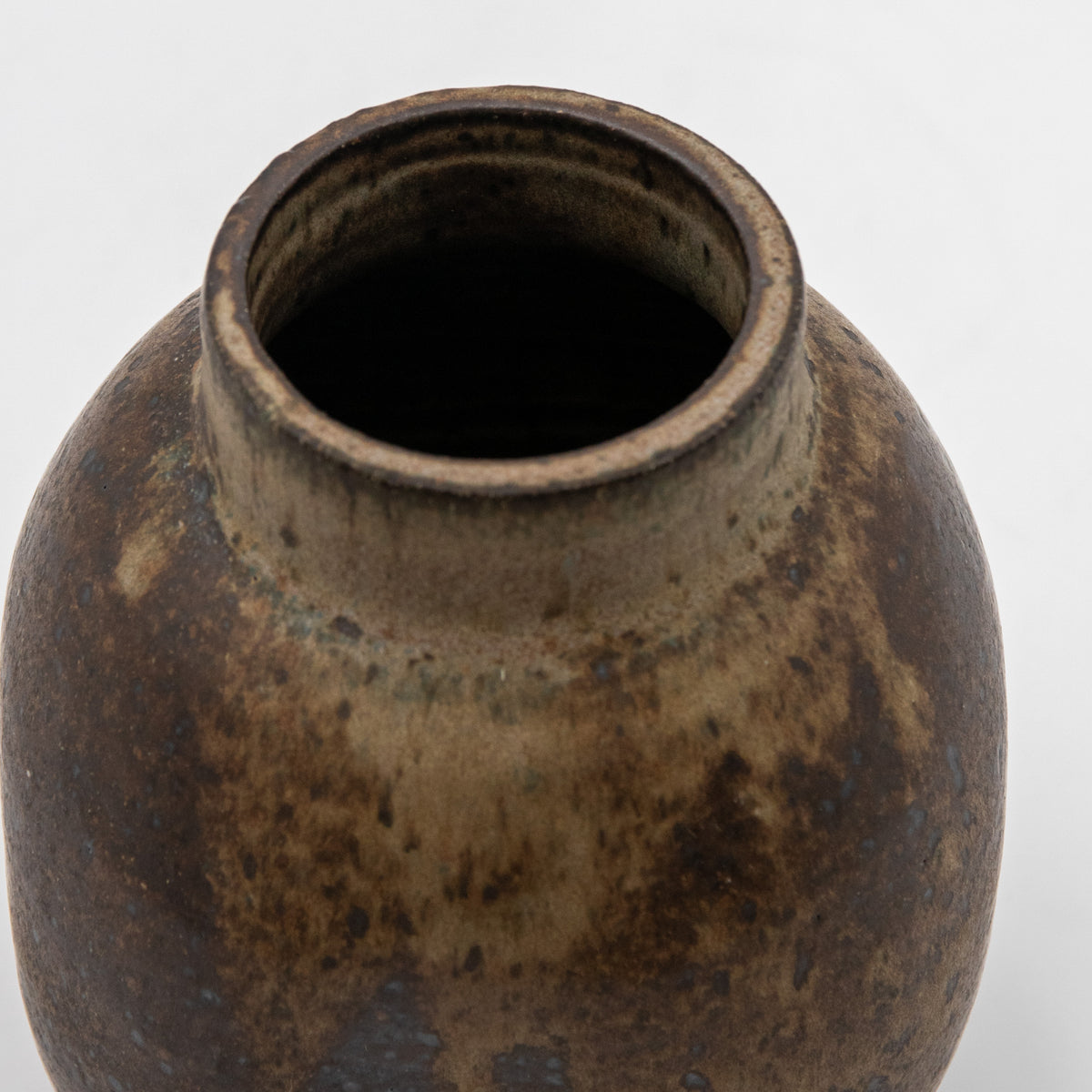 Dimpled Stoneware Vessel