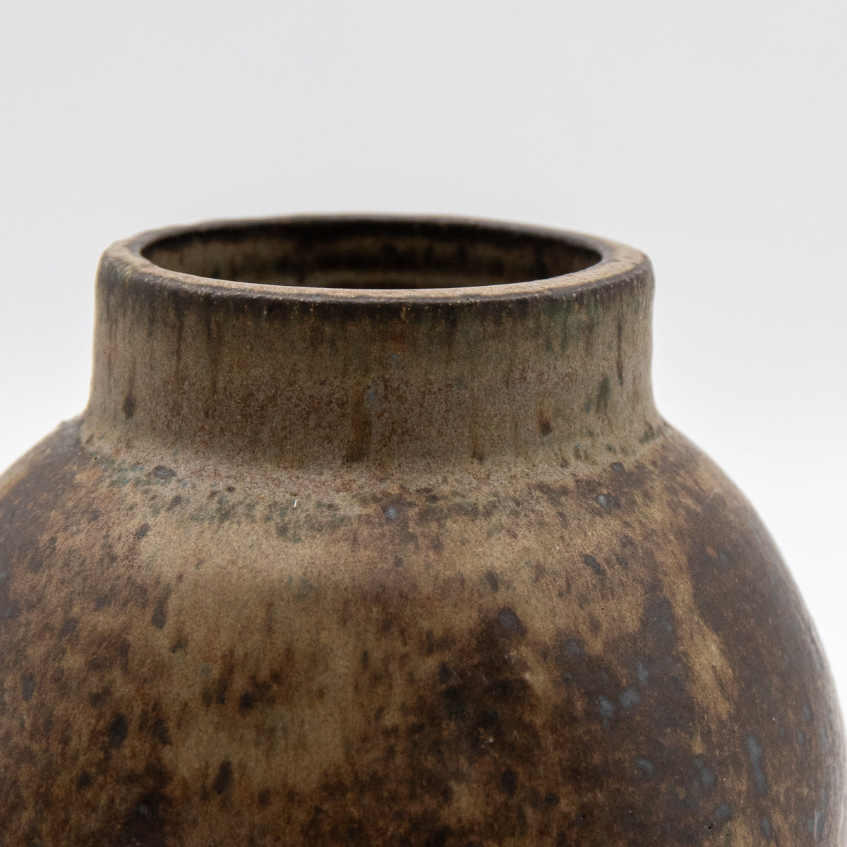 Dimpled Stoneware Vessel
