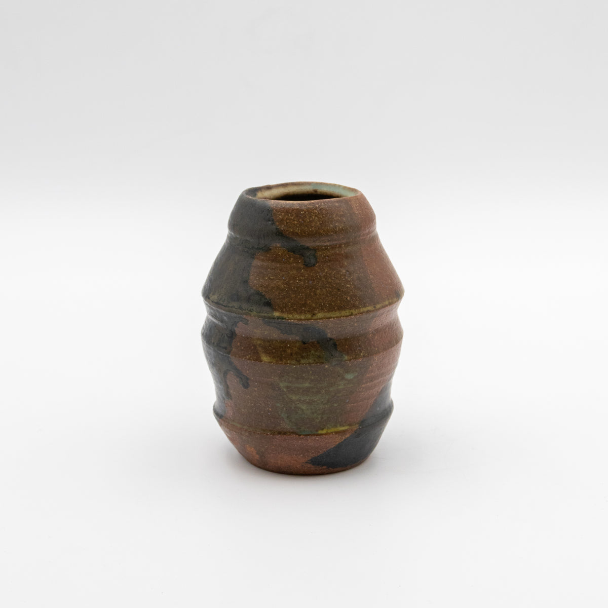 Layered Glaze Stoneware Vessel