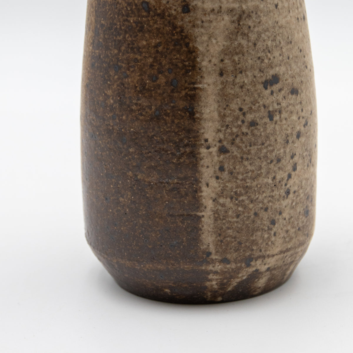 Two-Tone Speckled Stoneware Vessel
