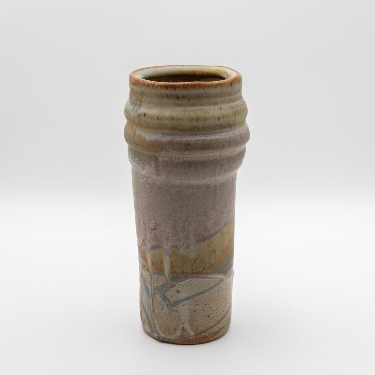 Layered Glaze Ceramic Vessel