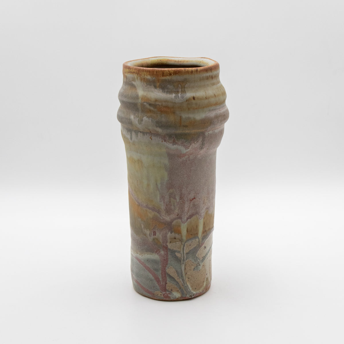 Layered Glaze Ceramic Vessel