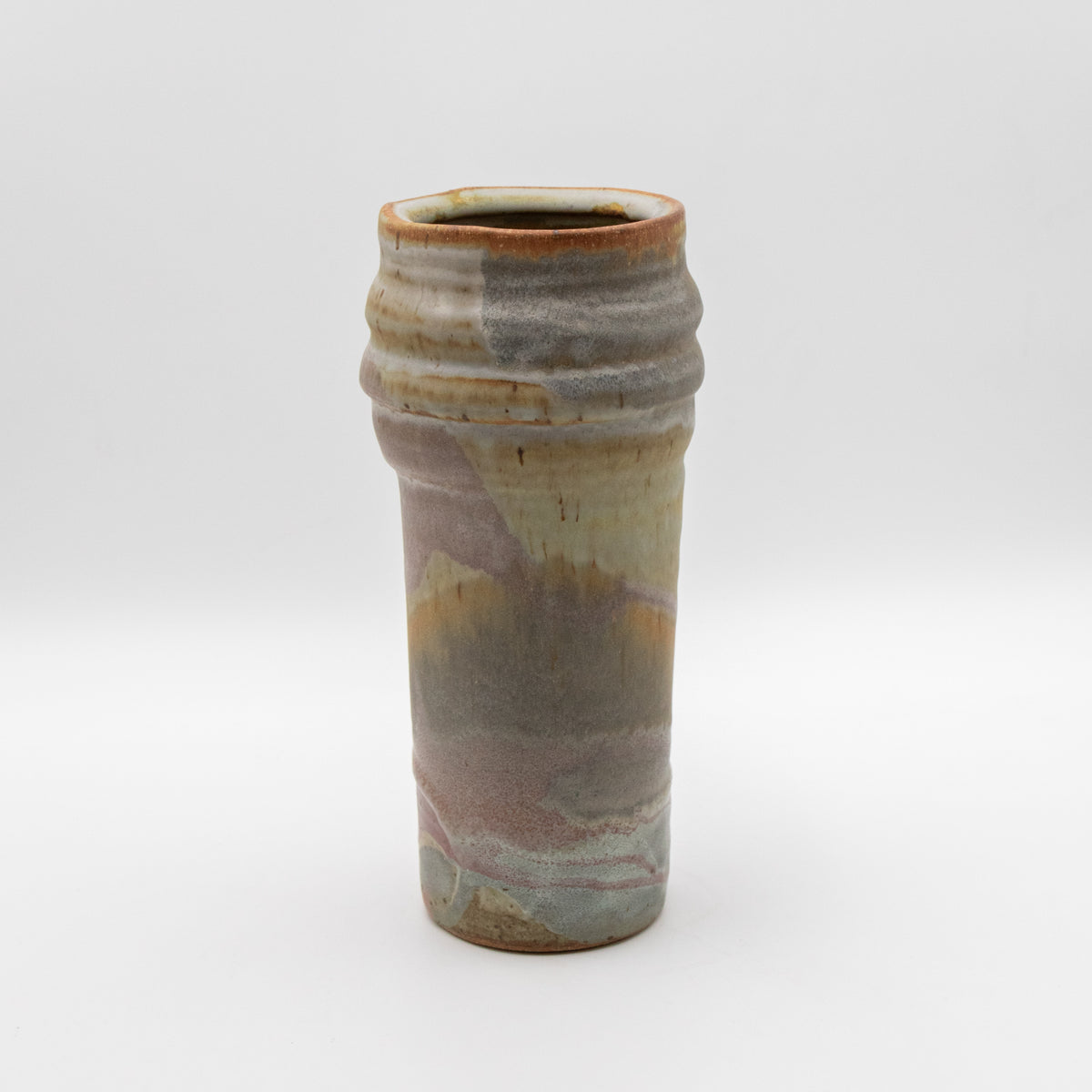 Layered Glaze Ceramic Vessel