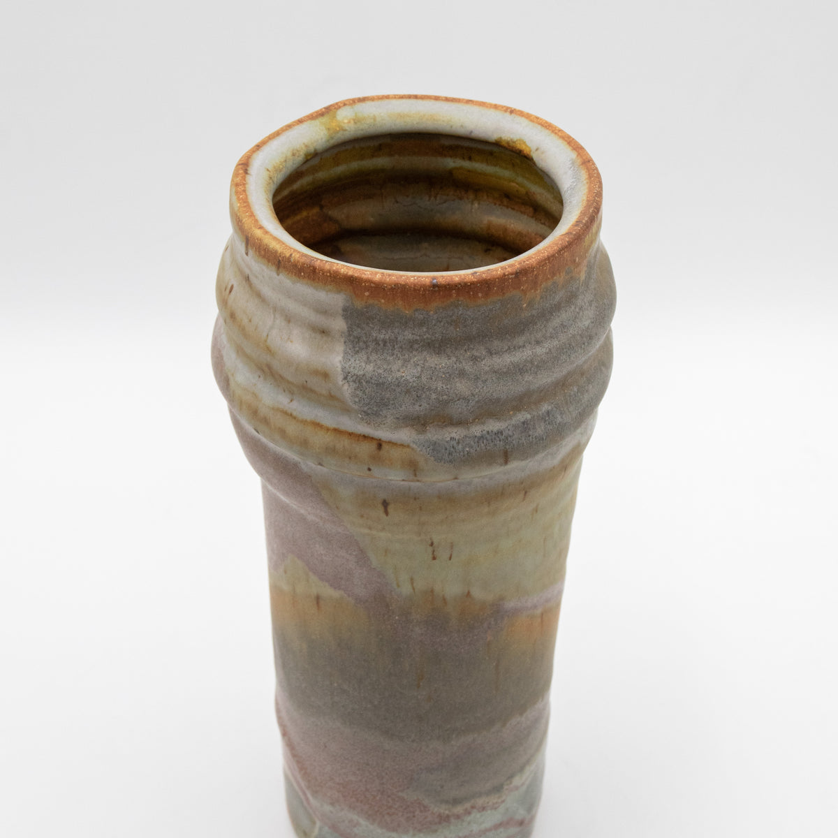Layered Glaze Ceramic Vessel