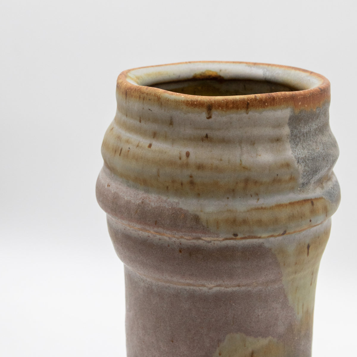 Layered Glaze Ceramic Vessel