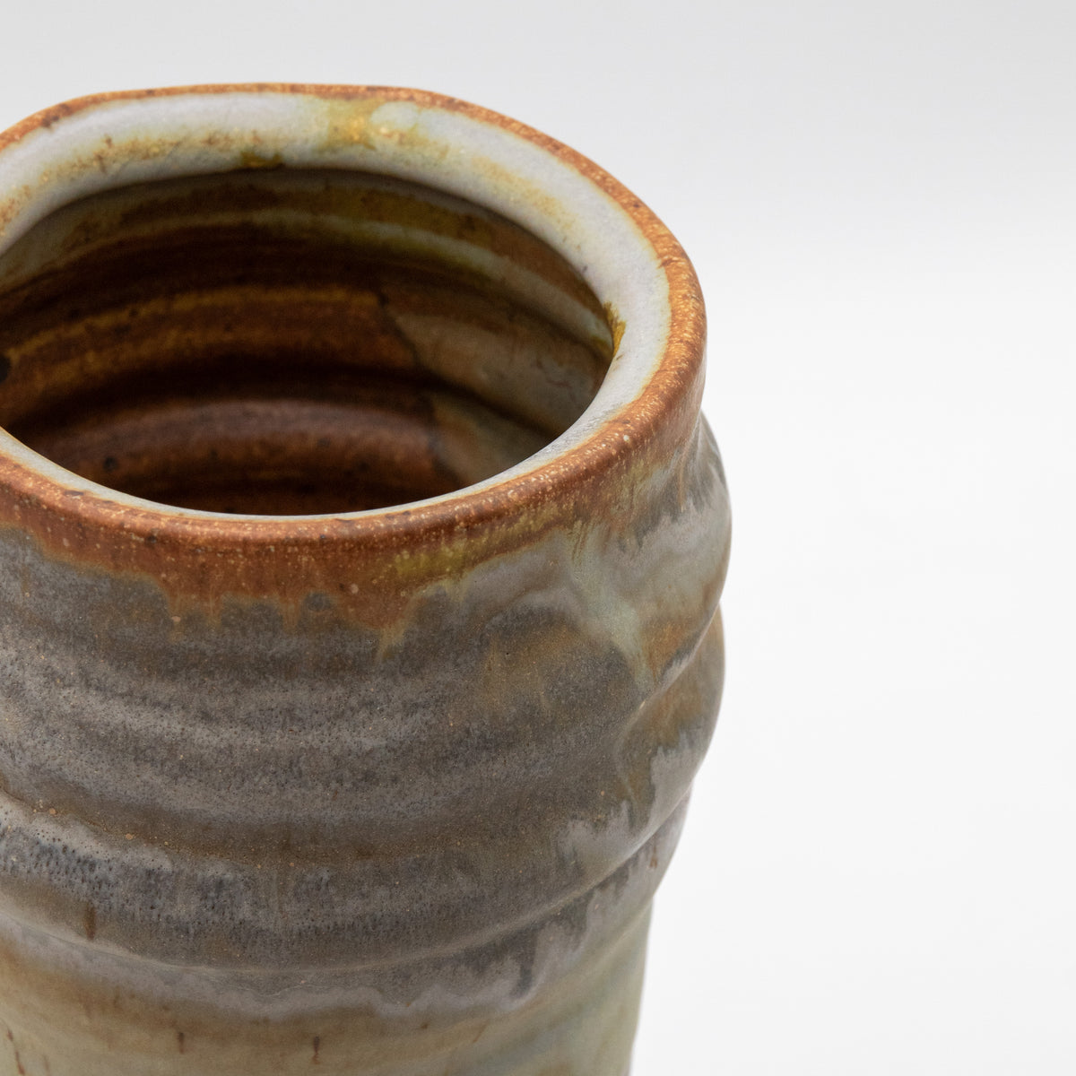 Layered Glaze Ceramic Vessel