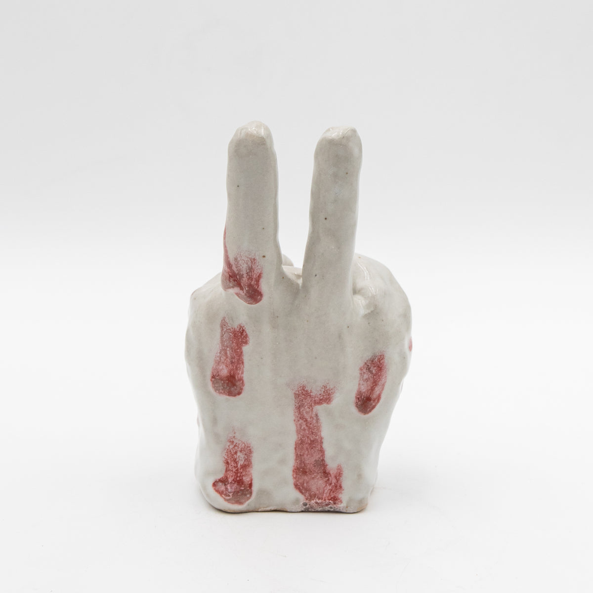 Peace Sign Ceramic Sculpture