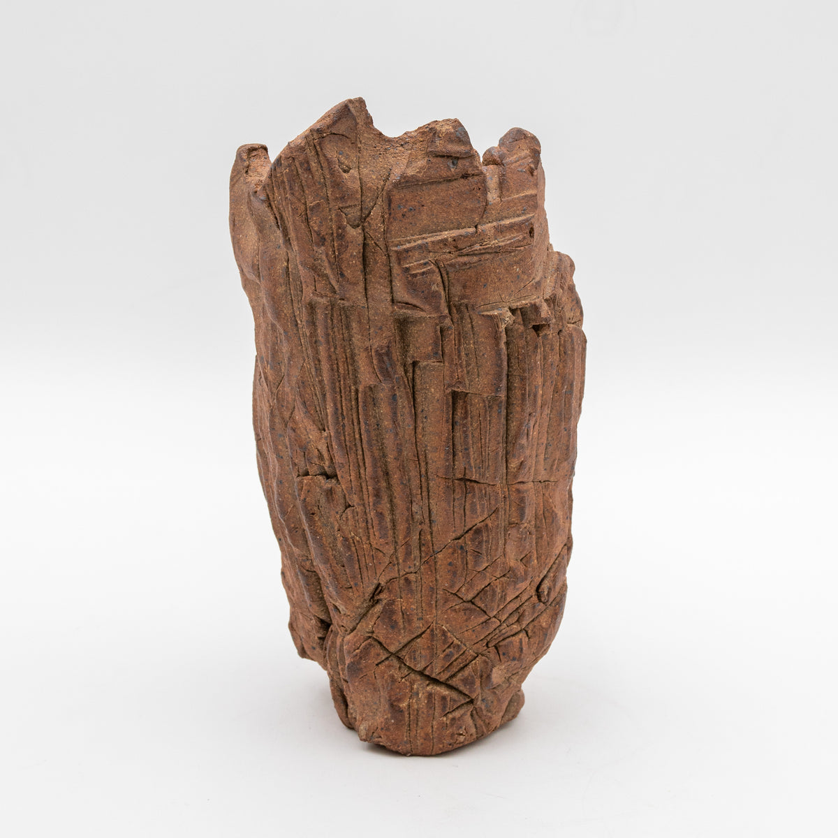 Rough Hewn Ceramic Vessel