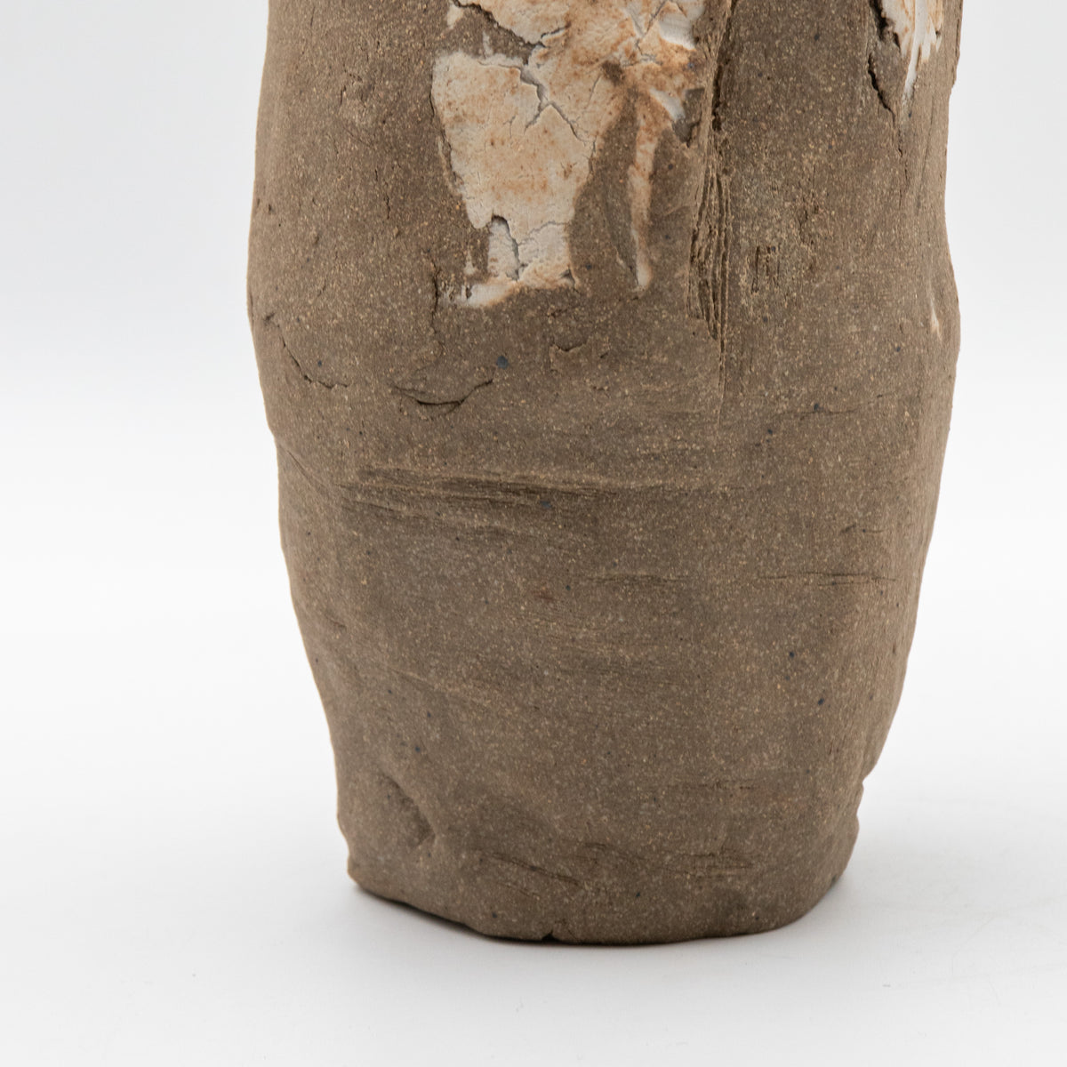 Unglazed Stoneware & Porcelain Vessel