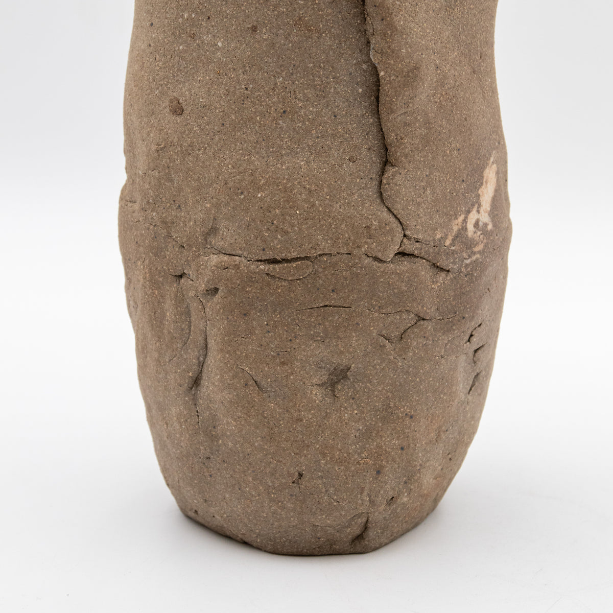 Unglazed Stoneware & Porcelain Vessel