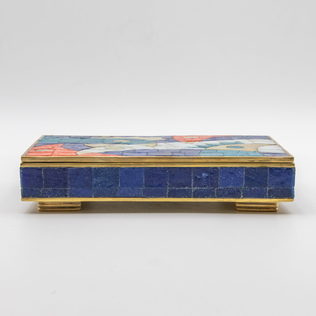 Mexican Modernist Mosaic Chicken Box