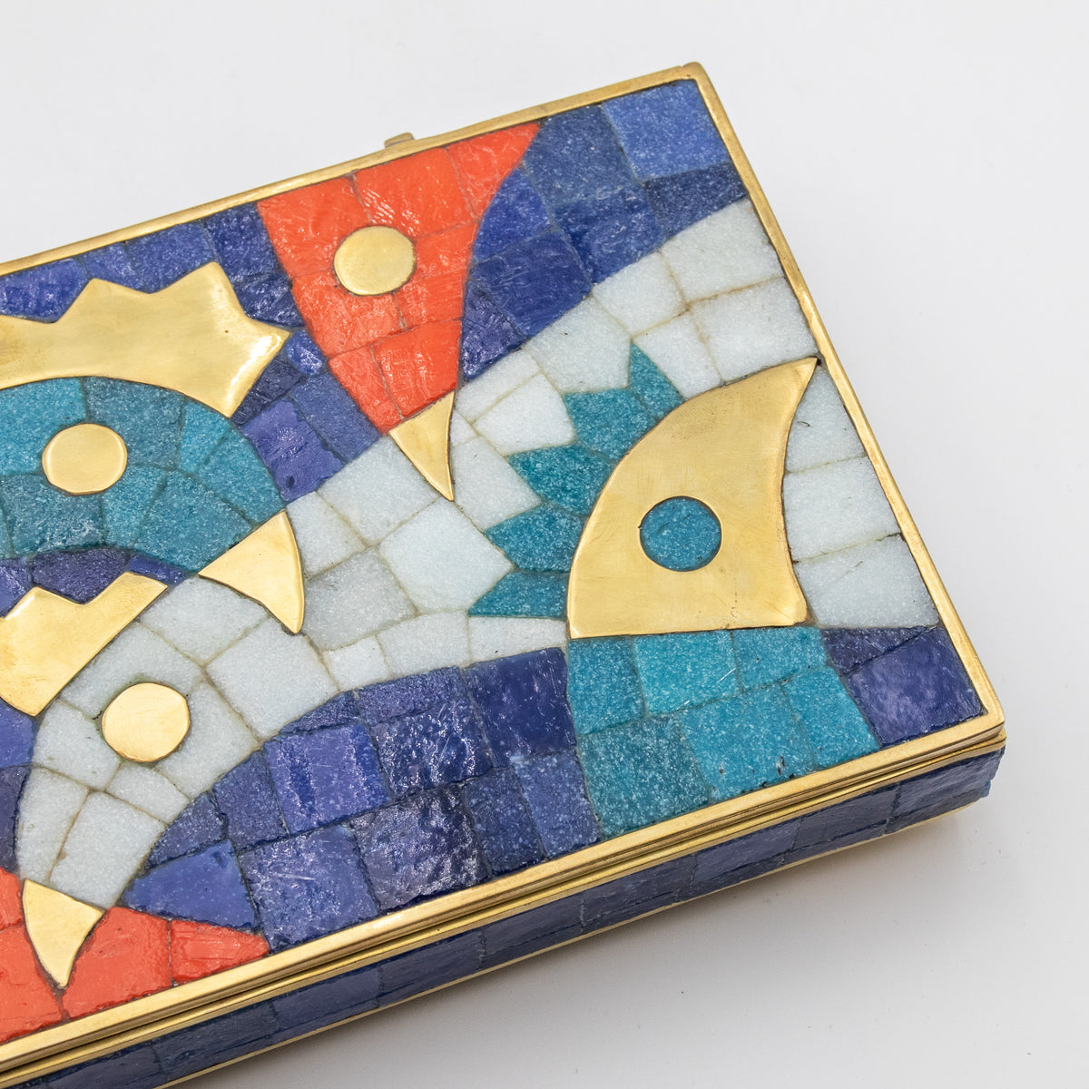 Mexican Modernist Mosaic Chicken Box