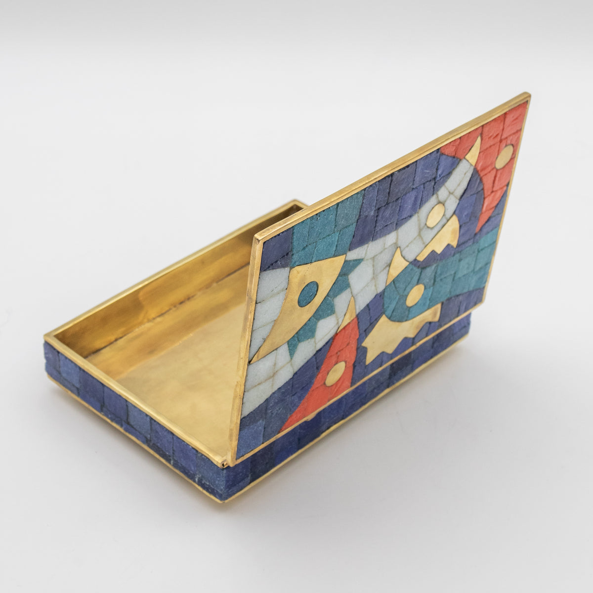 Mexican Modernist Mosaic Chicken Box