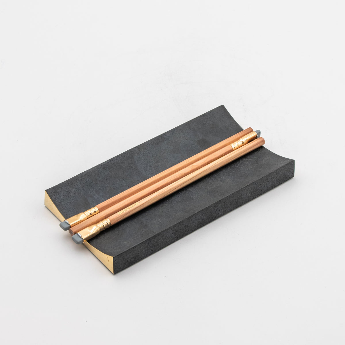 Brass Pen Tray - Black