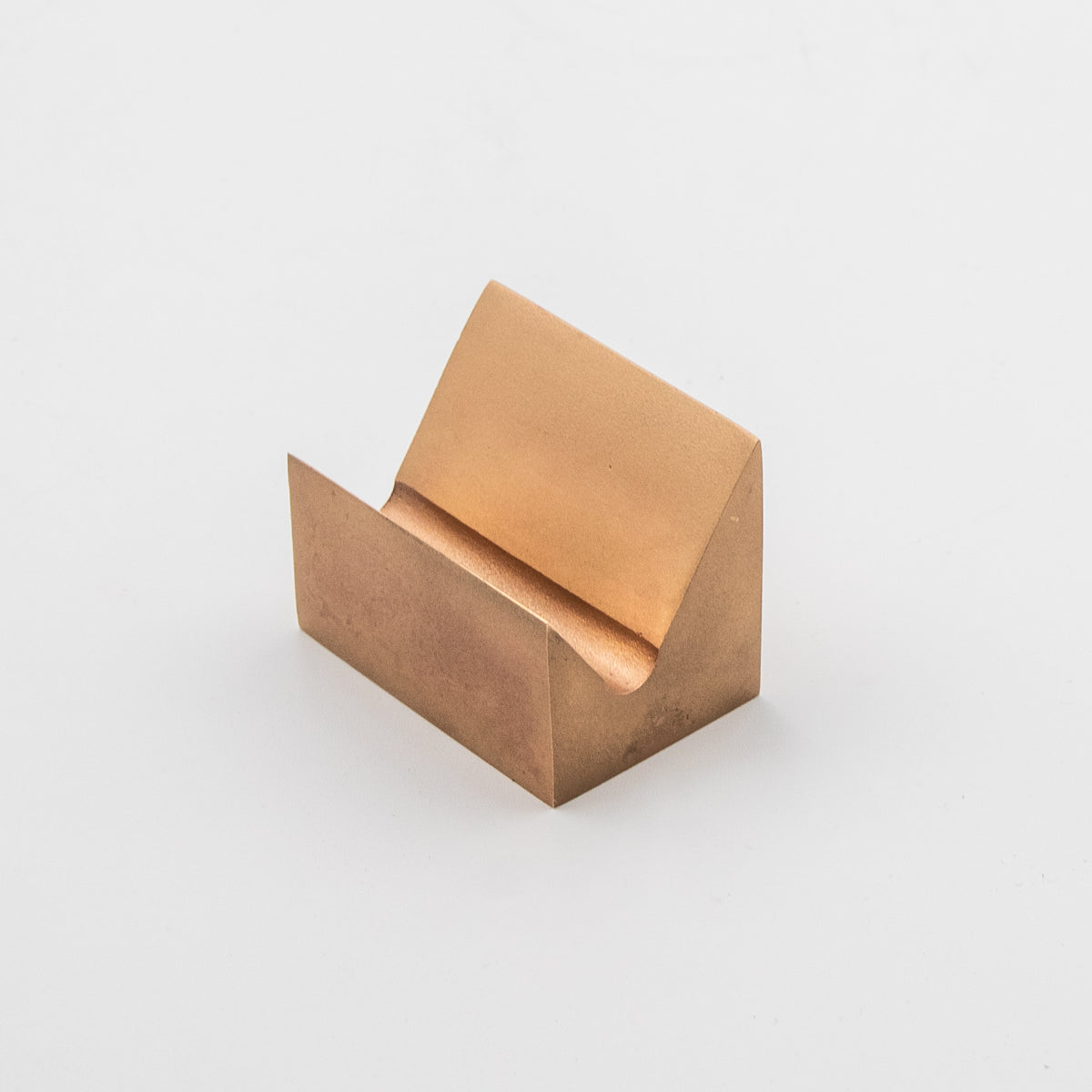 'Slope' View Point Abstract Bronze Flag Sculpture - Polished