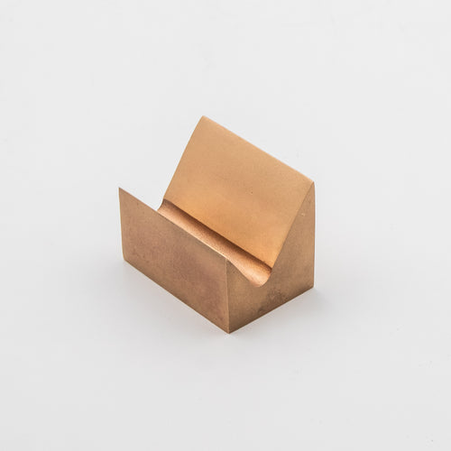 'Slope' View Point Abstract Bronze Flag Sculpture - Polished