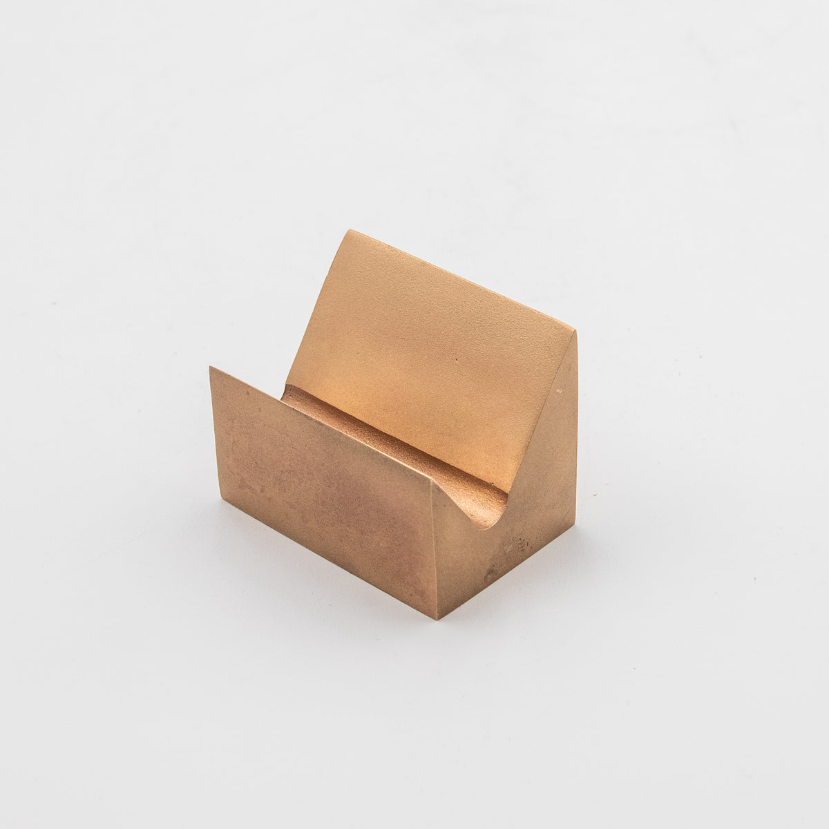 'Slope' View Point Abstract Bronze Flag Sculpture - Polished