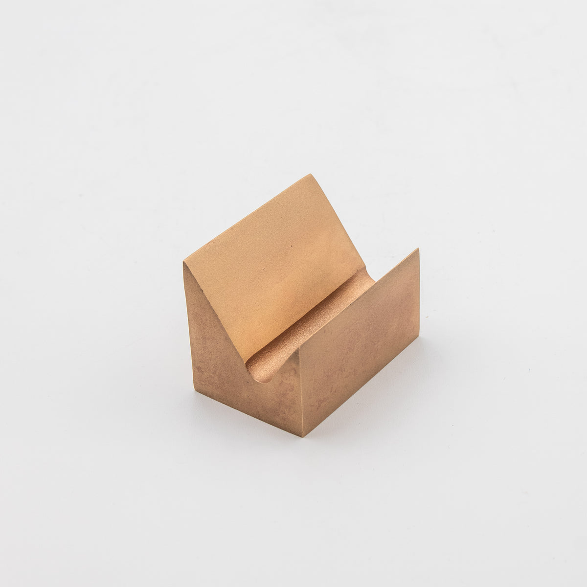 'Slope' View Point Abstract Bronze Flag Sculpture - Polished