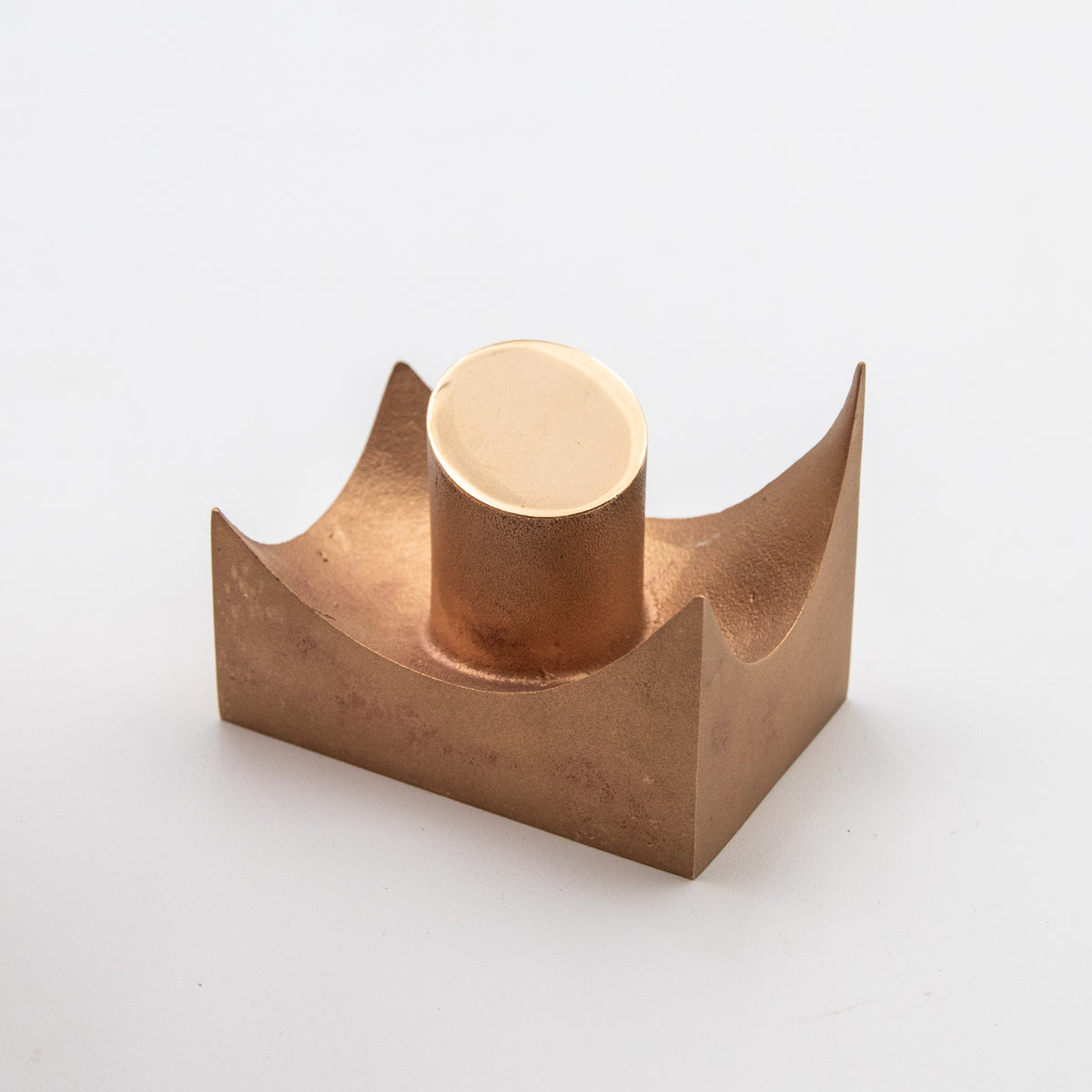 'Bamboo' View Point Abstract Bronze Flag Sculpture- Polished
