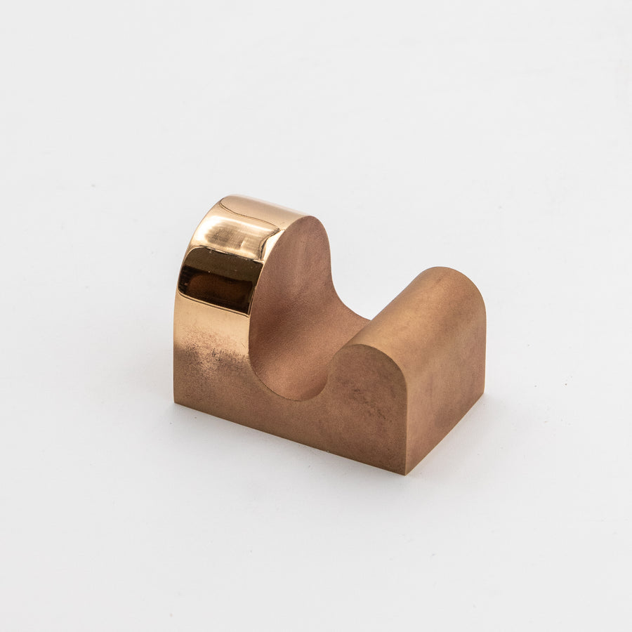 'Cloud' View Point Abstract Bronze Flag Sculpture- Polished