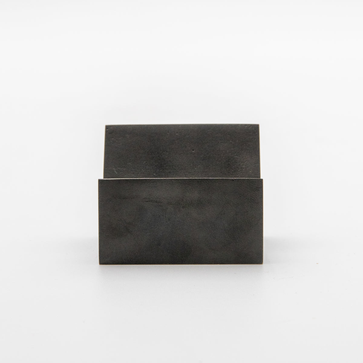 'Slope' View Point Abstract Bronze Flag Sculpture- Blackened