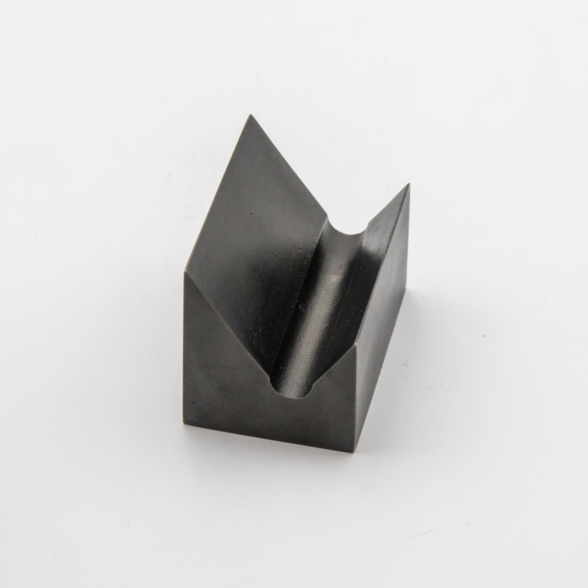 'Slope' View Point Abstract Bronze Flag Sculpture- Blackened