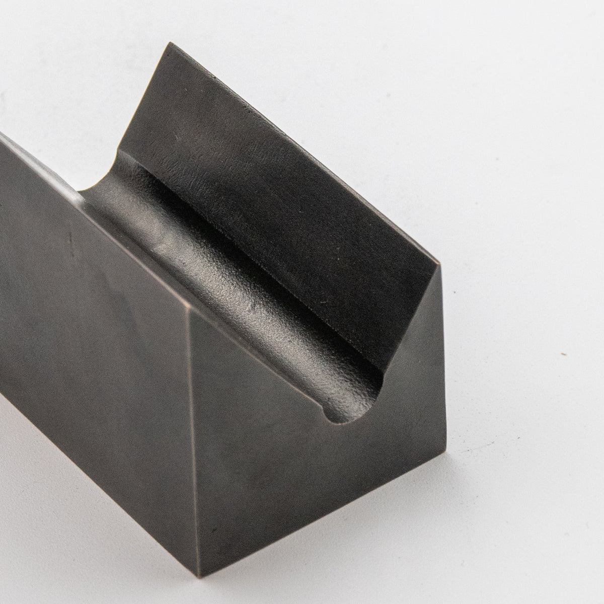 'Slope' View Point Abstract Bronze Flag Sculpture- Blackened