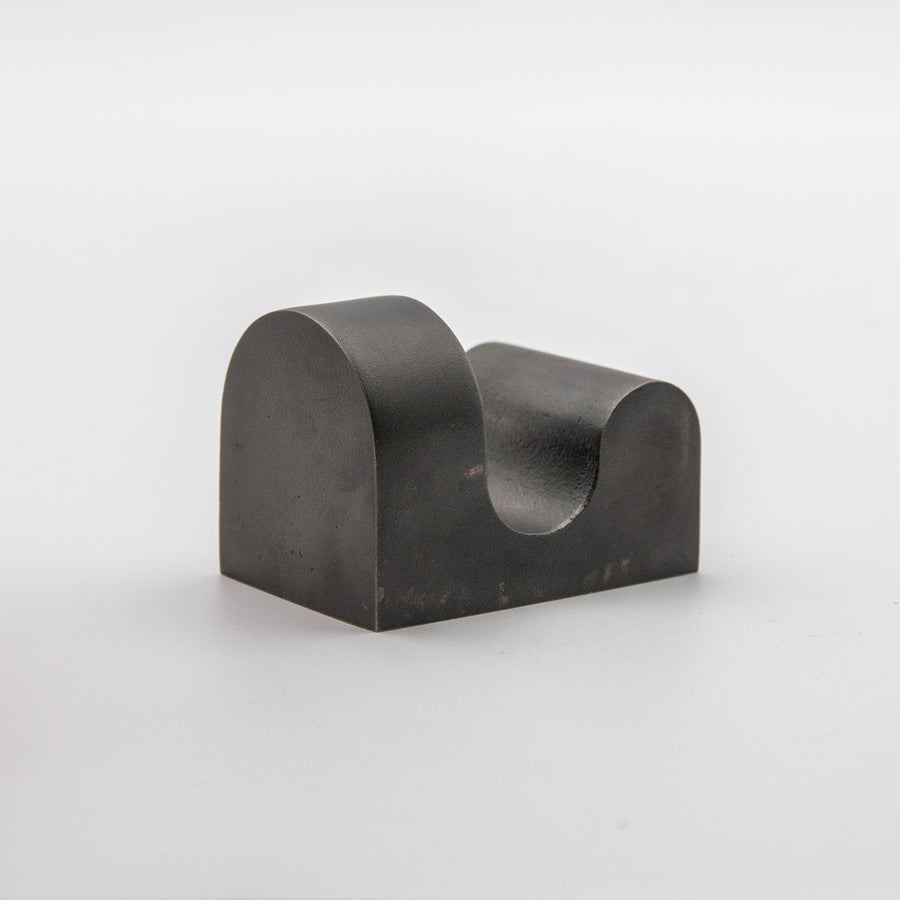 'Cloud' View Point Abstract Bronze Flag Sculpture- Blackened