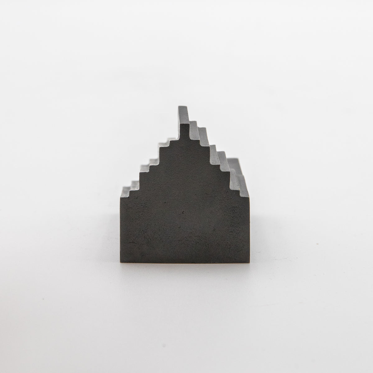 'Step' View Point Abstract Bronze Flag Sculpture- Blackened