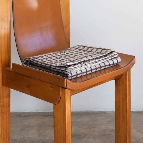 'Floyd' Reversible Throw - Coffee