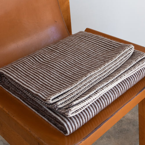 'Cortez' Reversible Throw - Coffee