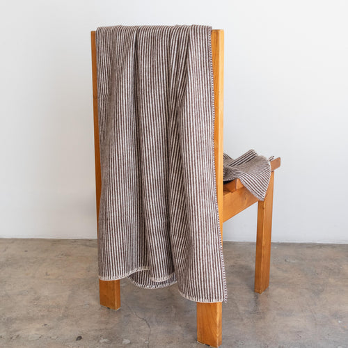 'Cortez' Reversible Throw - Coffee