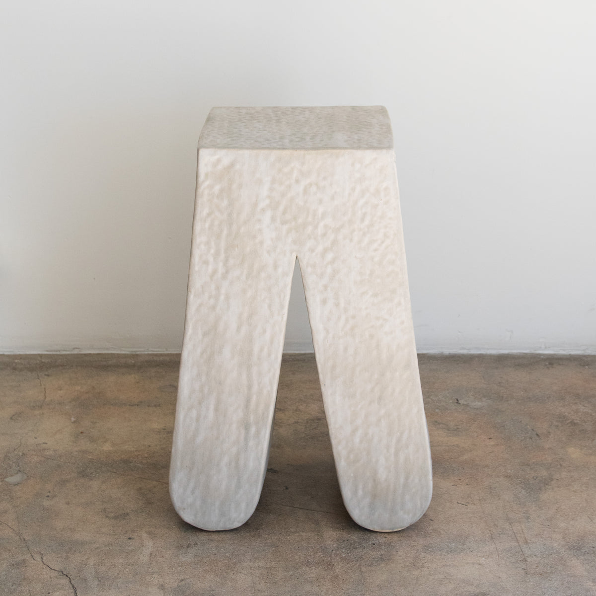 Kelsie Rudolph | U II Ceramic Side Table - Grey Rain
